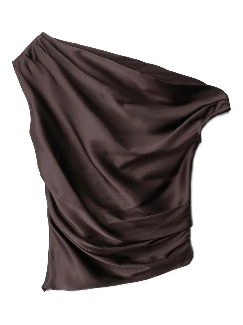 STAUD Asymmetrische top Bruin
