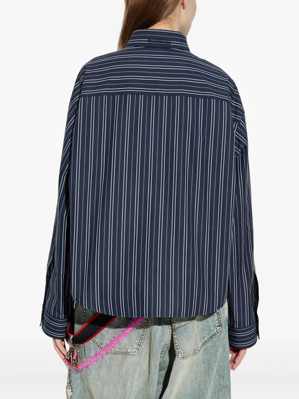 Balenciaga Gestreept blouse Blauw