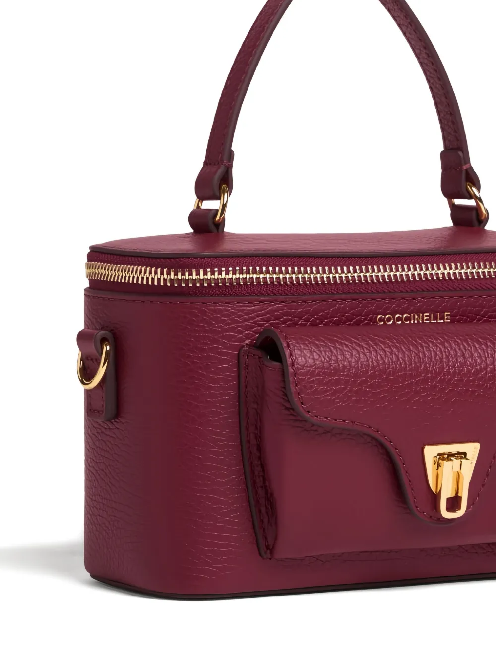 Coccinelle Schoudertas met rits Rood