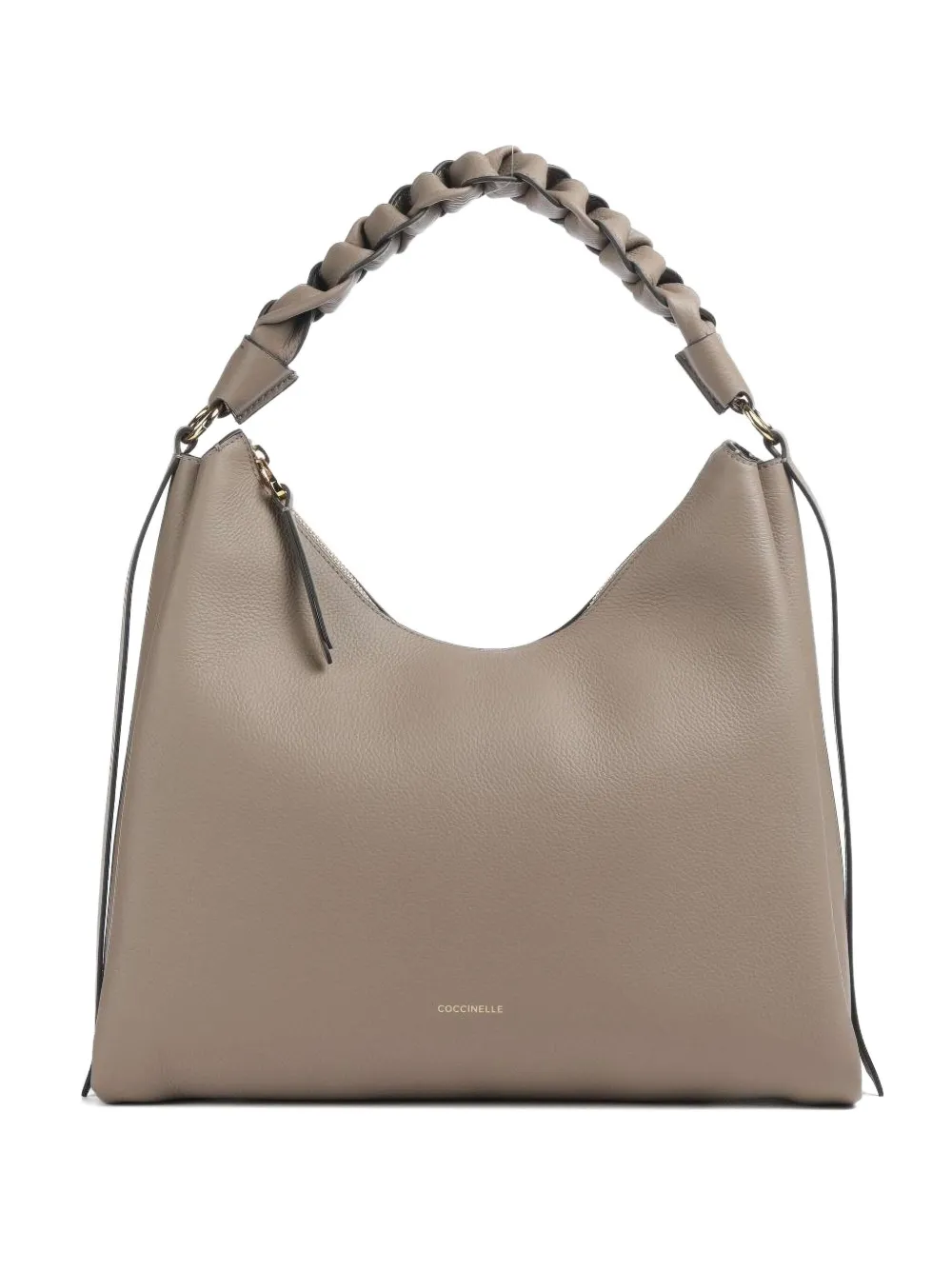 Coccinelle medium Boheme braided-handle shoulder bag | Brown | Image 1