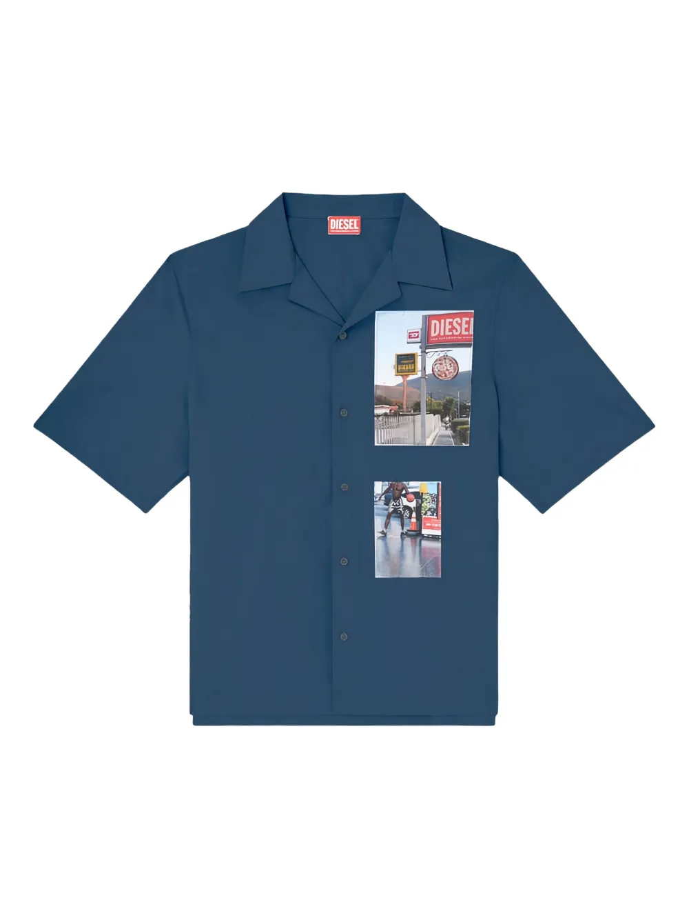Diesel S-brack-a-ajfy Shirt In Blue