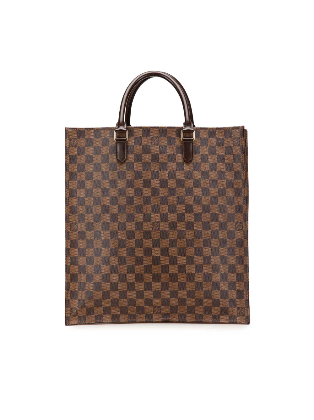 Louis Vuitton Pre-Owned 2008 Damier Ebene Sac Plat tote bag | Brown | Image 1