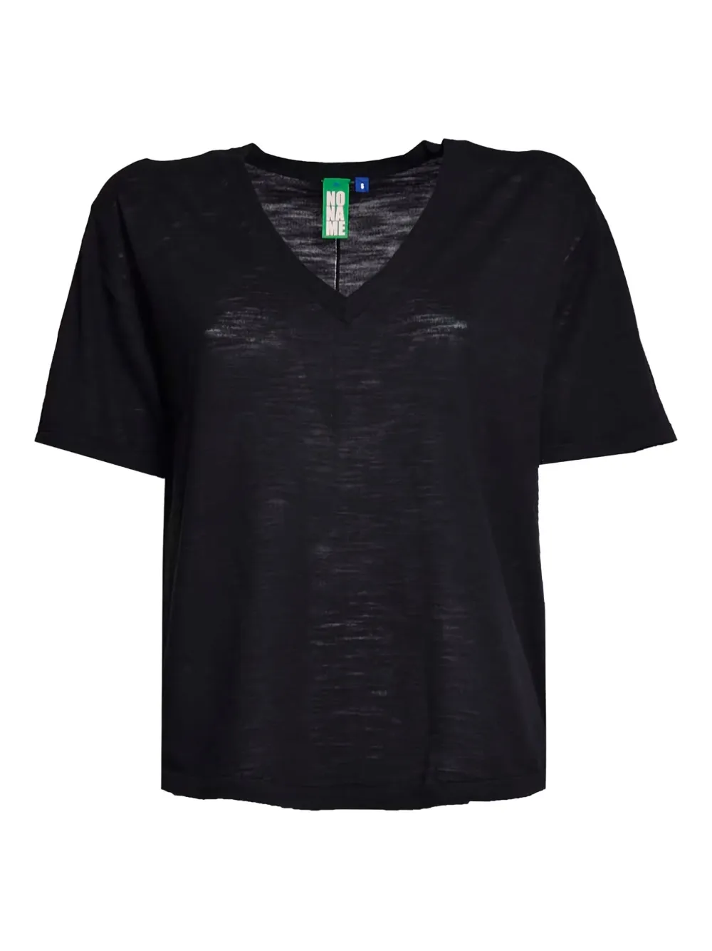 ENSEA V-neck short-sleeve T-shirt | Black | Image 1