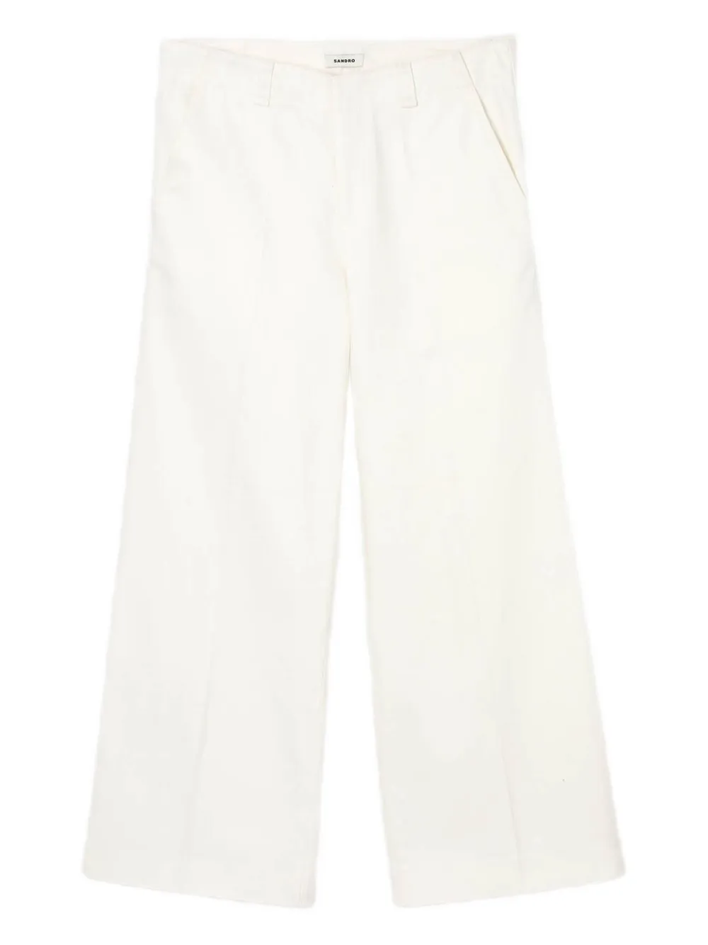 SANDRO wide-leg trousers | White | Image 1