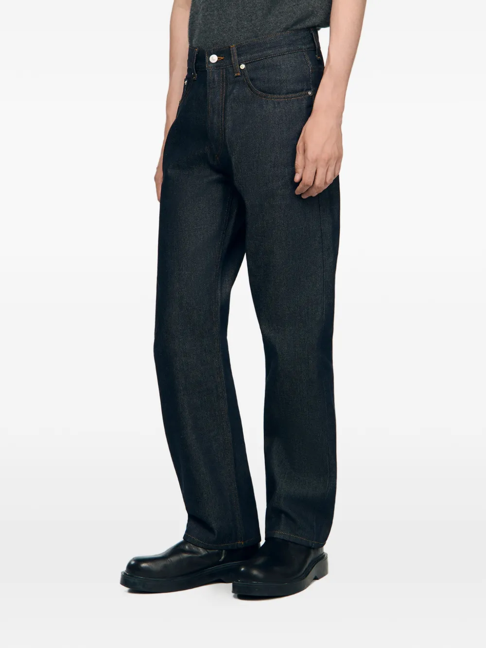 SANDRO Straight jeans Blauw
