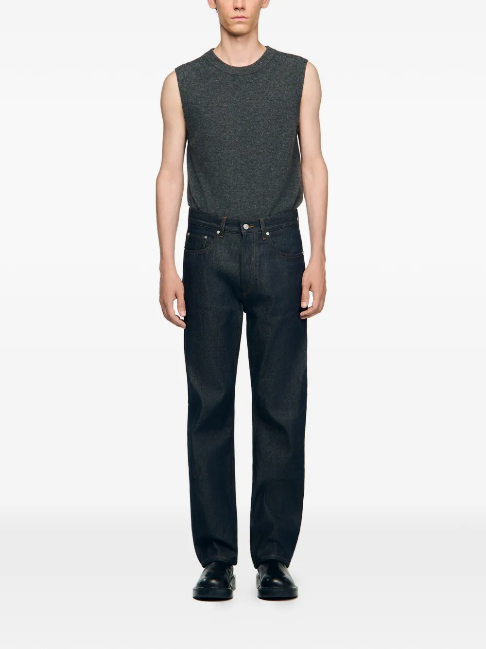 SANDRO Straight jeans Blauw