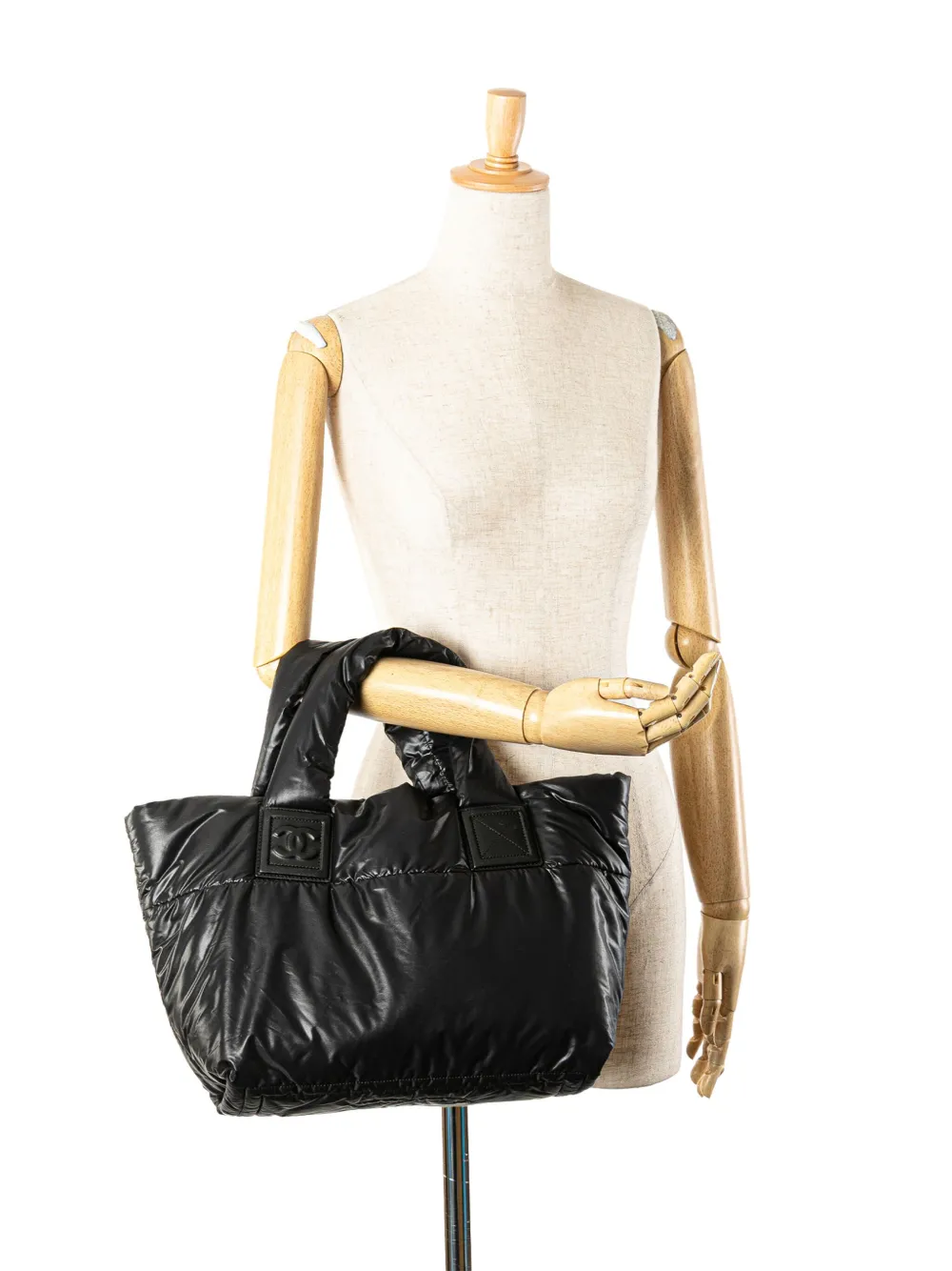 CHANEL Pre-Owned 2009-2010 Small Quilted Nylon Coco Cocoon tote bag | Pre-Owned | Image 2