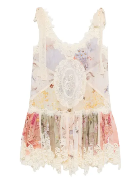 ZIMMERMANN Cascadian Lace mini dress