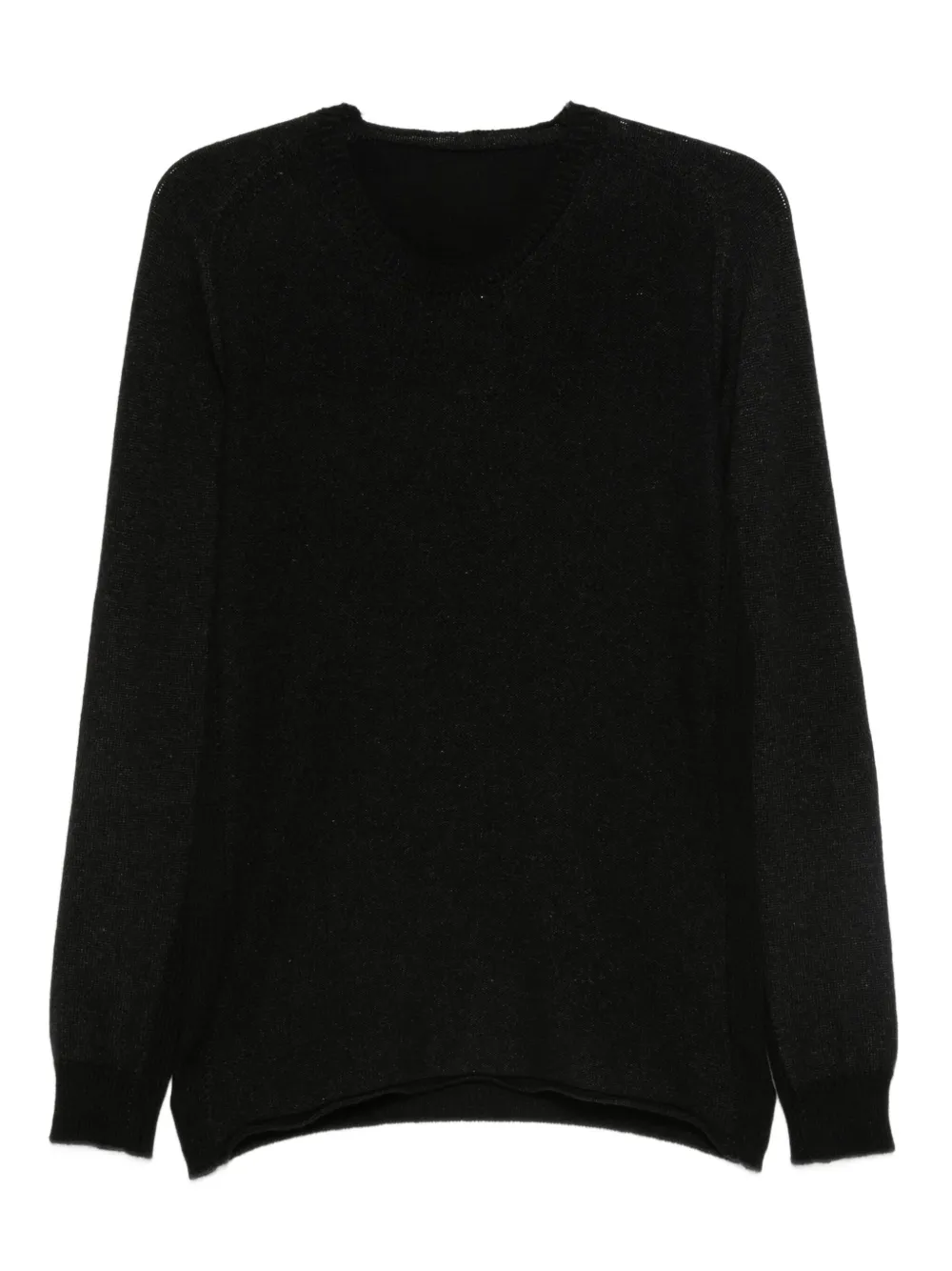Layer Zero round-neck hemp sweater | Black | Image 1