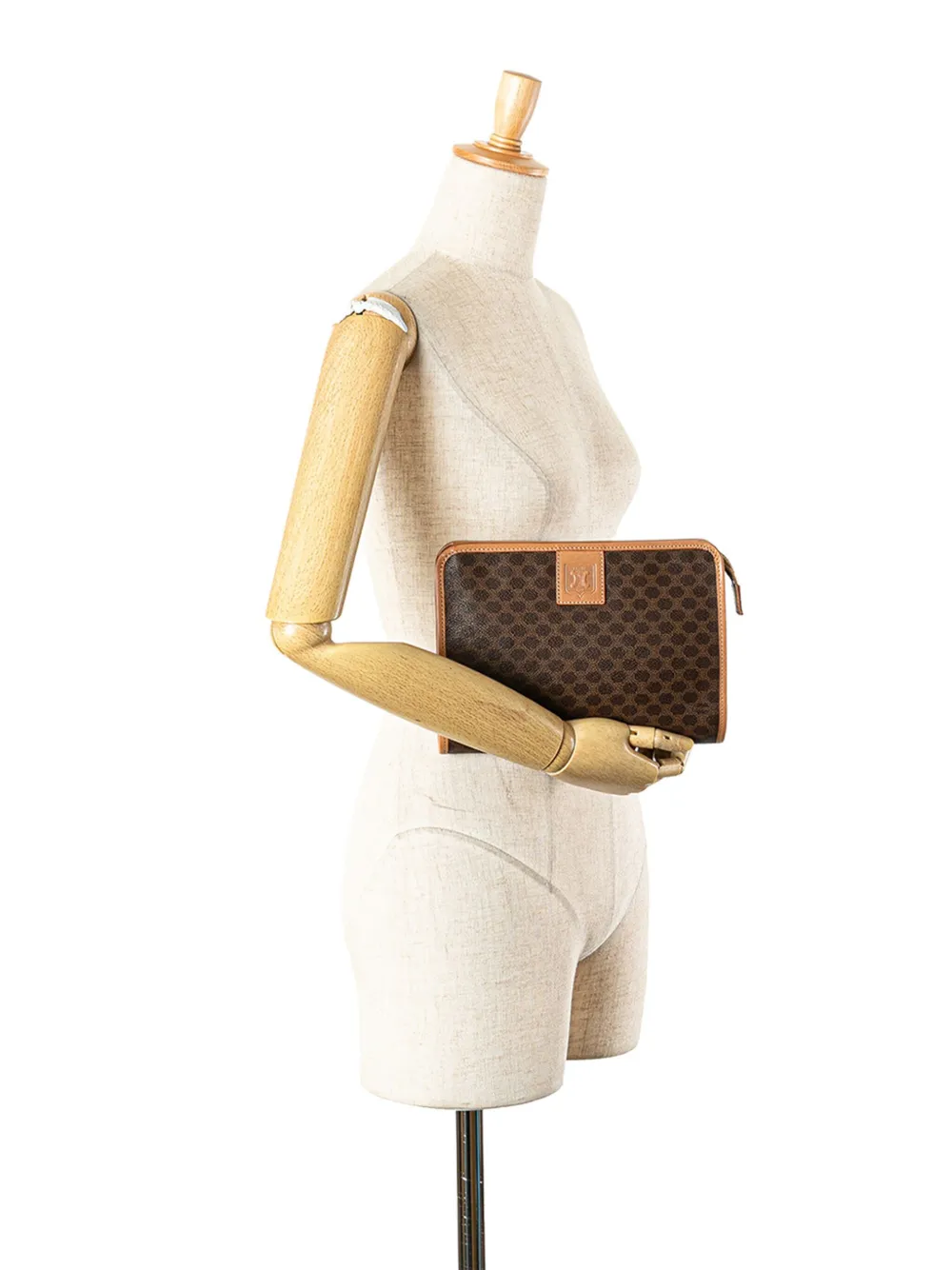 Céline Pre-Owned 2015 Macadam Coated Canvas clutch bag | Pre-Owned | Image 2