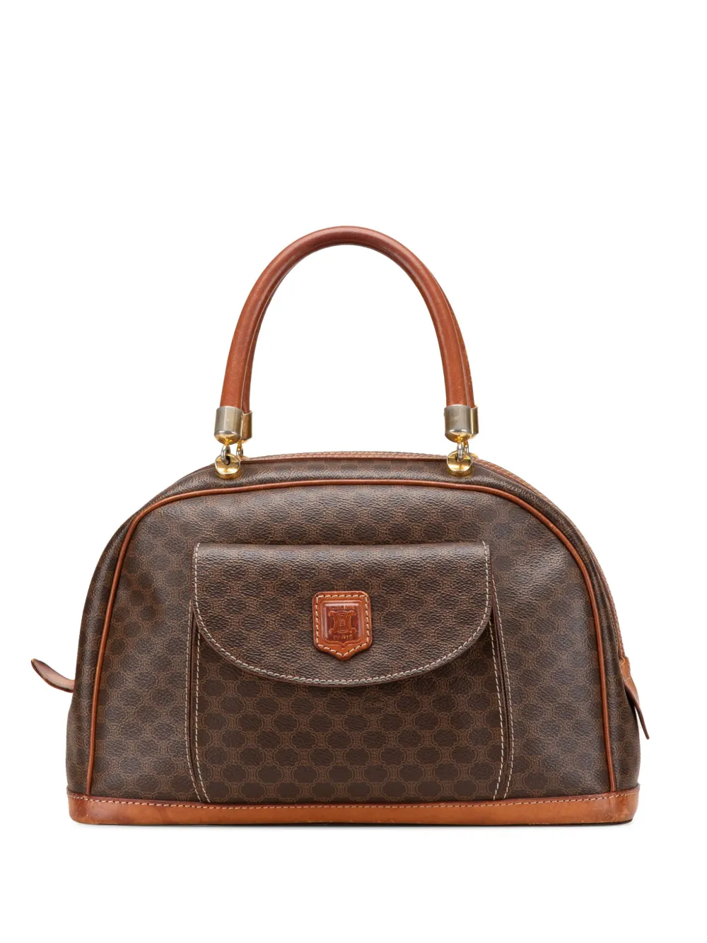 Céline Pre-Owned 1994 Macadam Coated Canvas handbag | Brown | Image 1
