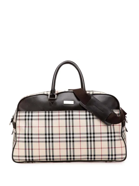 Burberry Pre-Owned 2000-2017 House Check Canvas travel bag