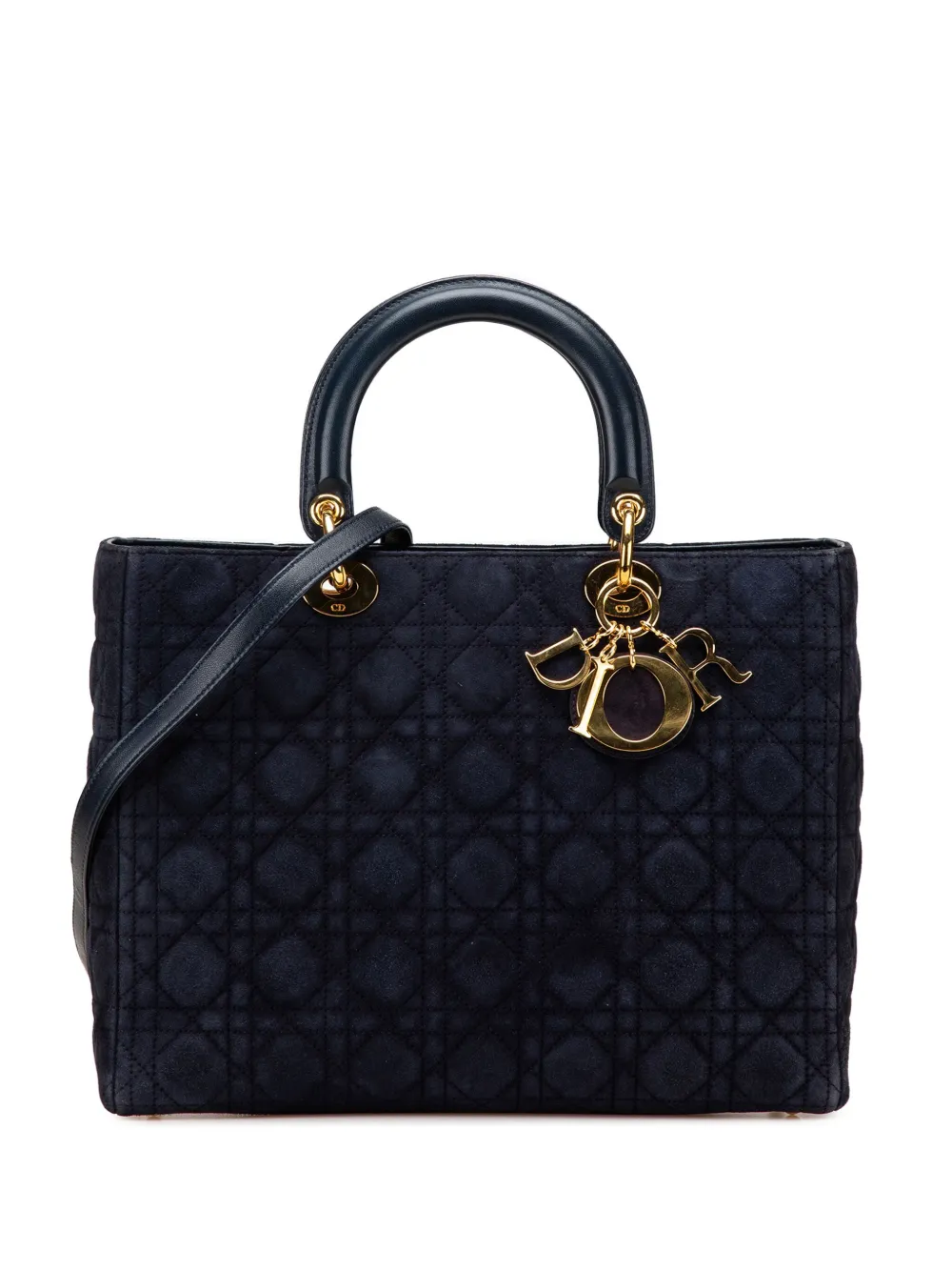 Christian Dior Pre-Owned 2007 ラージ Sue-do カナージュ レディ ディオール サッチェルバッグ - Christian Dior Pre-Owned 2007 ラージ Sue-do カナージュ レディ ディオール サッチェルバッグ -