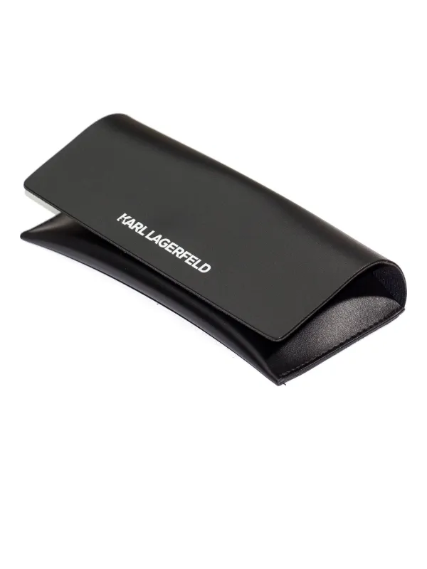 Karl Lagerfeld square-frame Sunglasses | Black | FARFETCH display picture 2