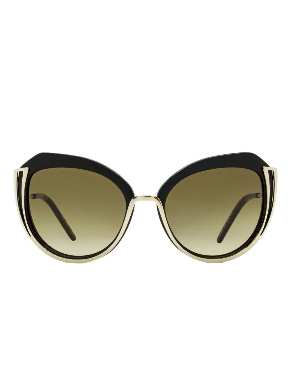 Karl Lagerfeld Butterfly-frame Sunglasses In Gold