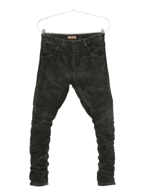 Layer Zero acid-wash trousers