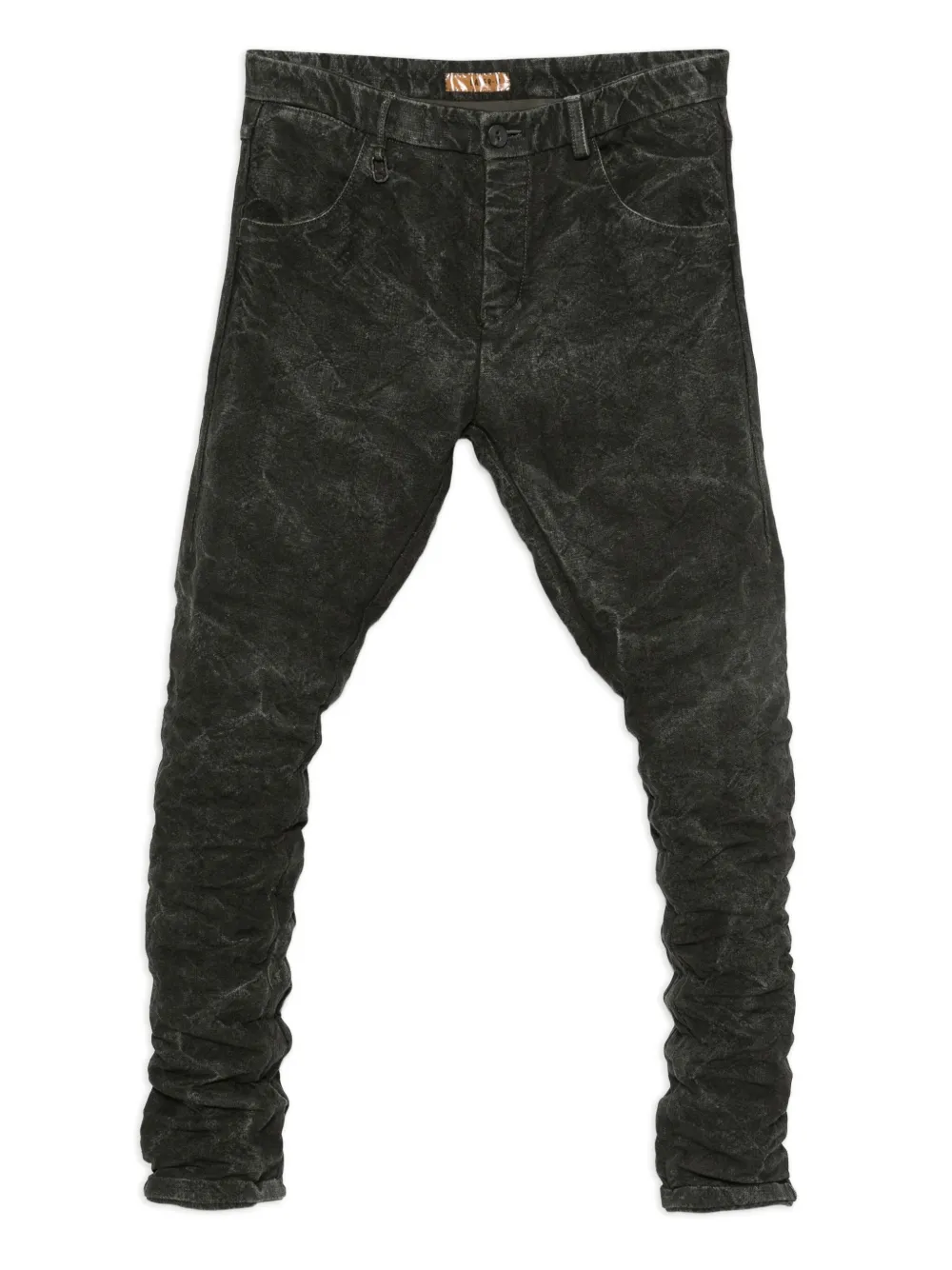 Layer Zero Broek met acid wassing Grijs
