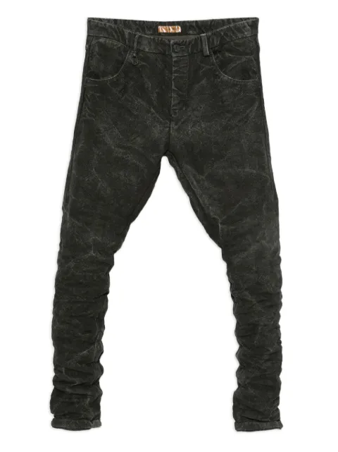 Layer Zero acid-wash trousers