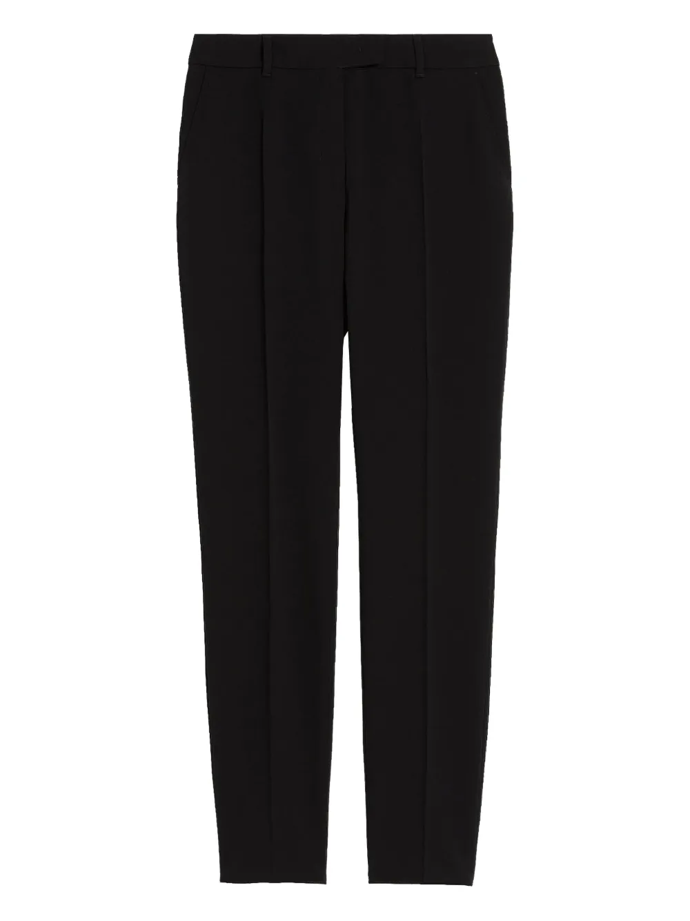 Max Mara pressed-crease trousers Zwart