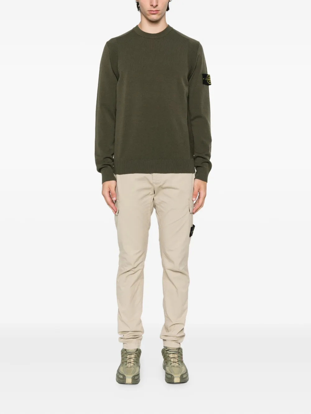 Stone Island Trui met ronde hals Groen