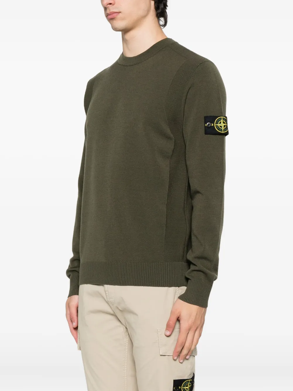 Stone Island Trui met ronde hals Groen