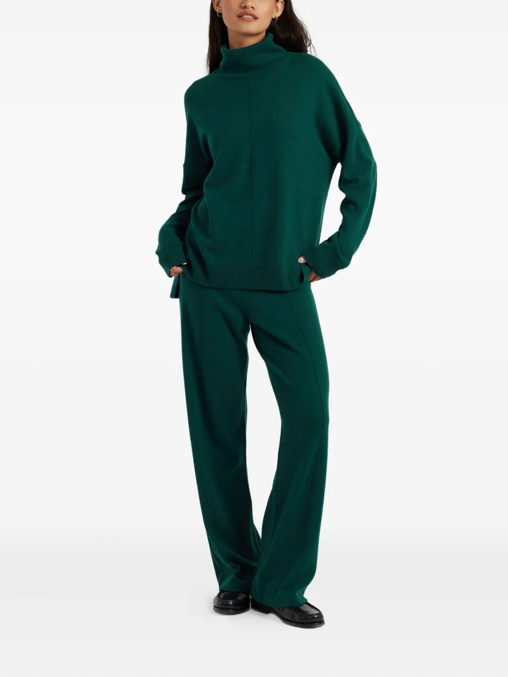 Chinti & Parker Roll-neck Jumper In Green