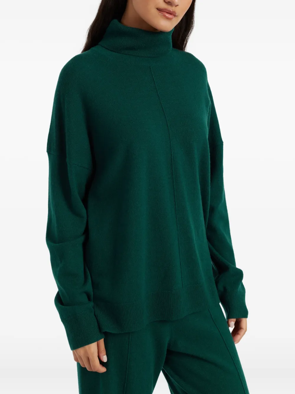 Chinti & Parker Roll-neck Jumper In Green