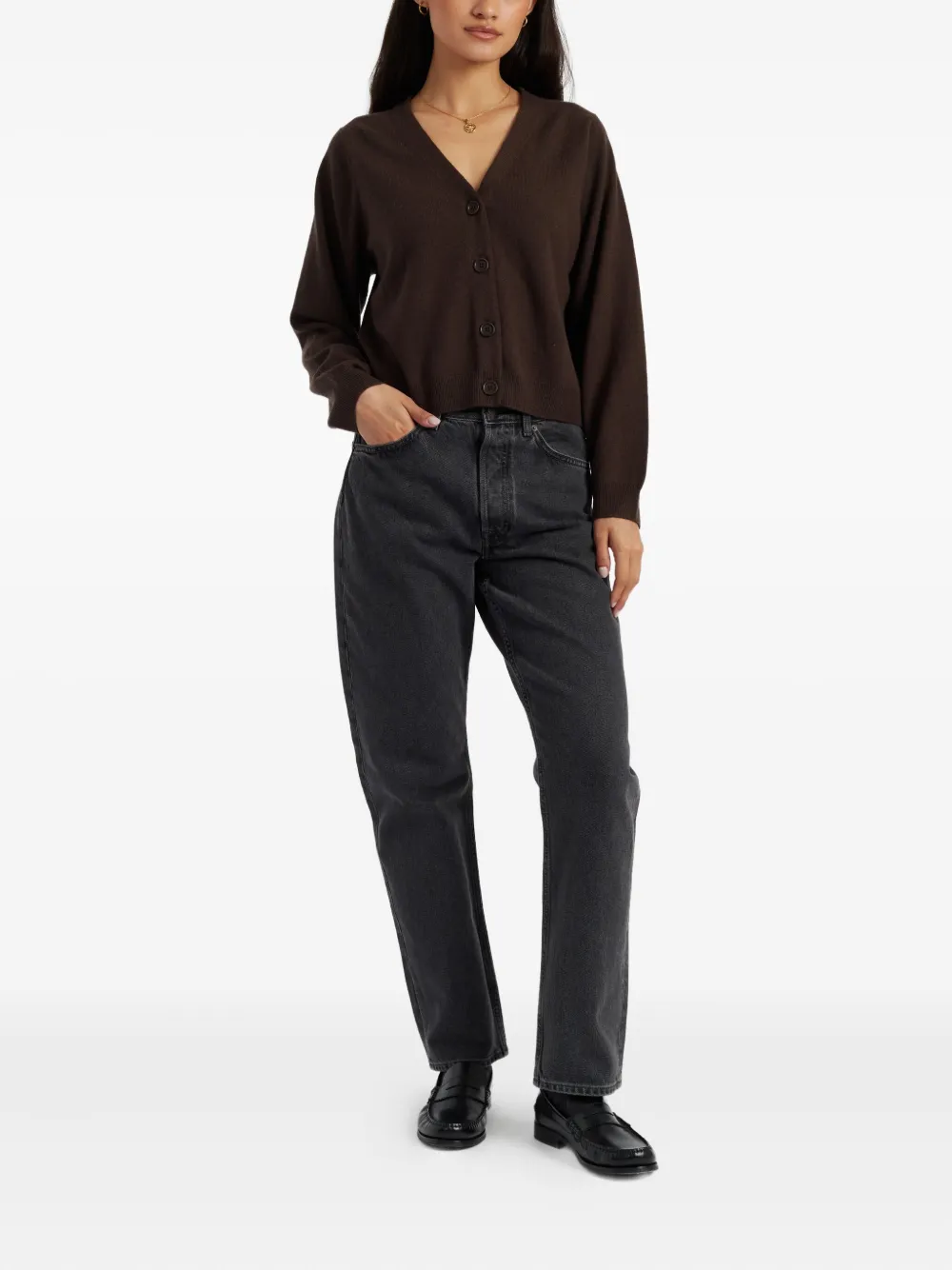 Chinti & Parker V-neck Cardigan In Brown