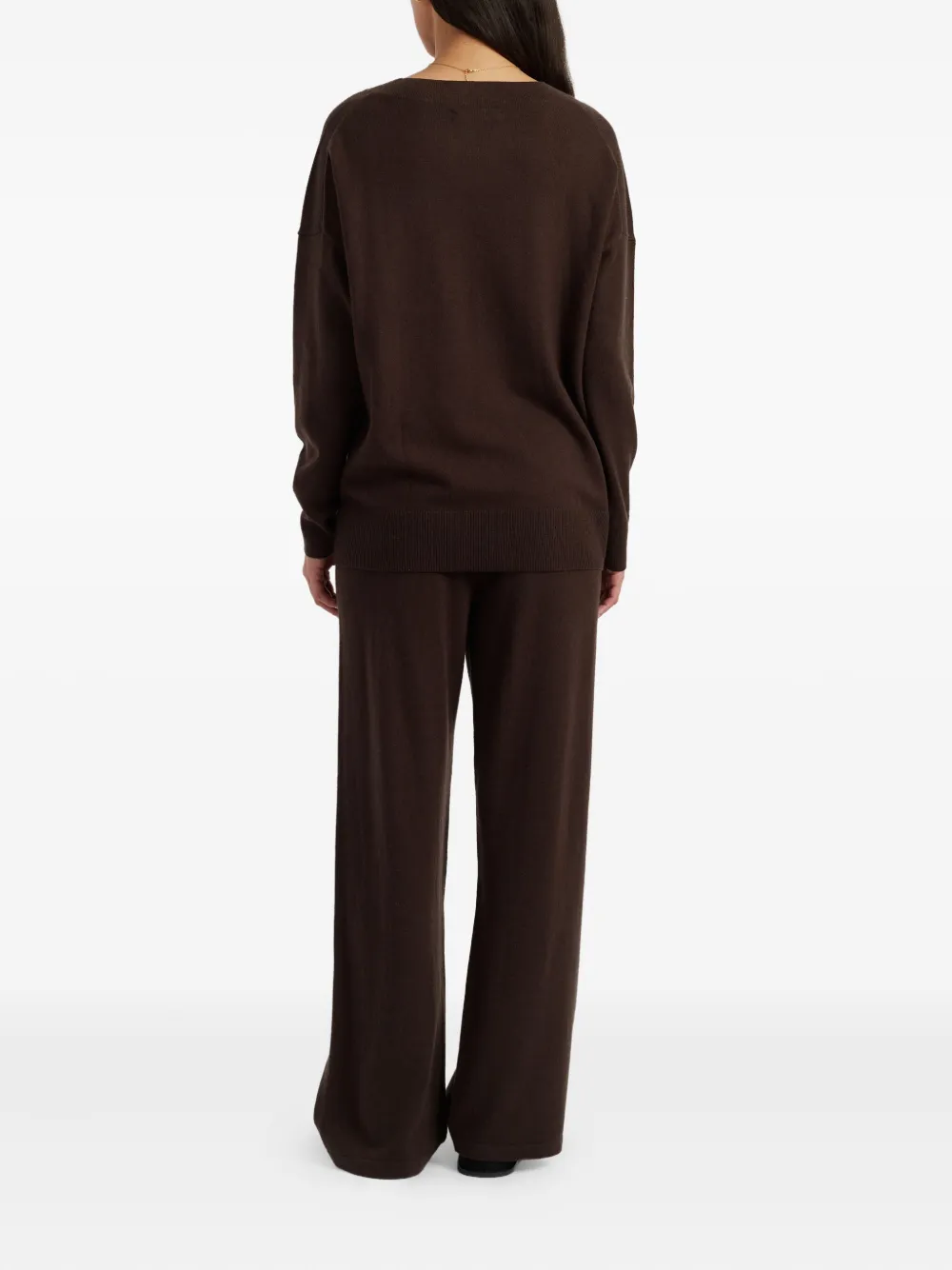 Chinti & Parker Round-neck Sweater In Brown