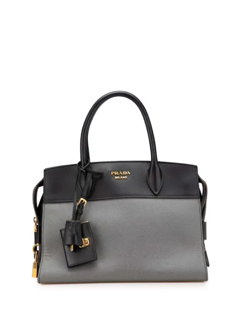 Prada Pre-Owned 2016-2025 Saffiano and City Calf Esplanade Bag satchel