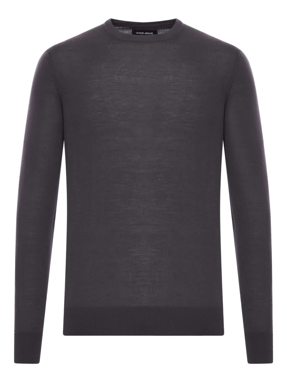 Giorgio Armani wool crew-neck sweater | Grey | Image 1