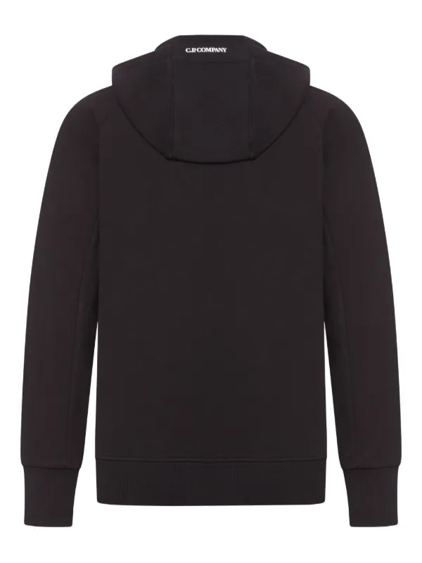 パーカー・フーディ CP COMPANY ZIPPED HOODED SWEATSHIRT C.P. Company zip-up Hoodie | Black | FARFETCH