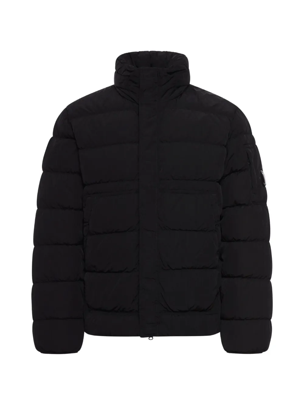 C.P. Company quilted puffer jacket - Schwarz