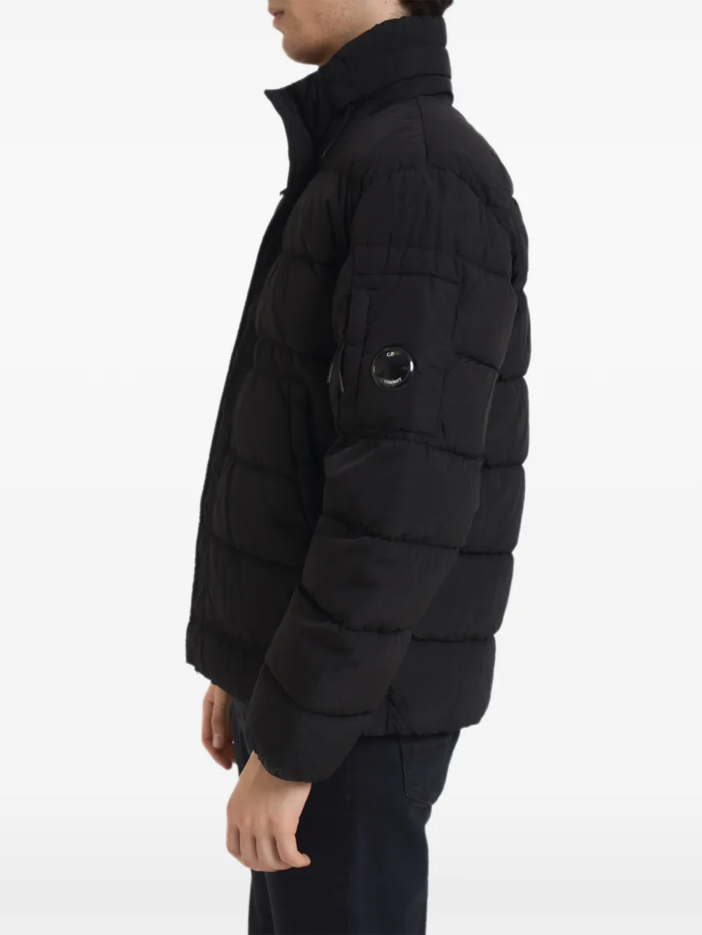 C.P. Company パデッドジャケット | ブラック | FARFETCH JP