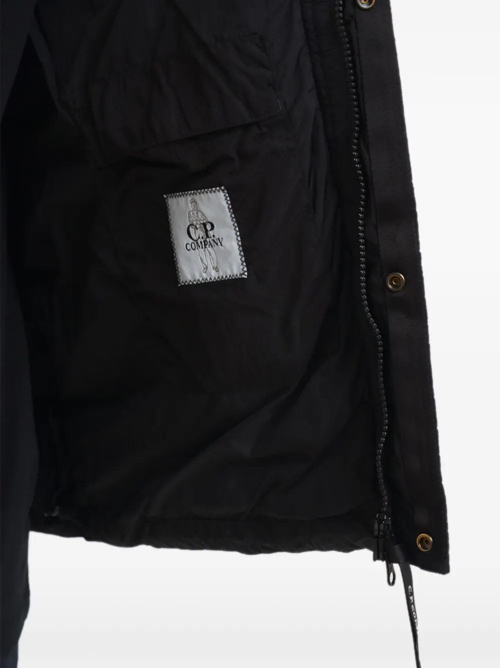 C.P. Company パデッドジャケット | ブラック | FARFETCH JP