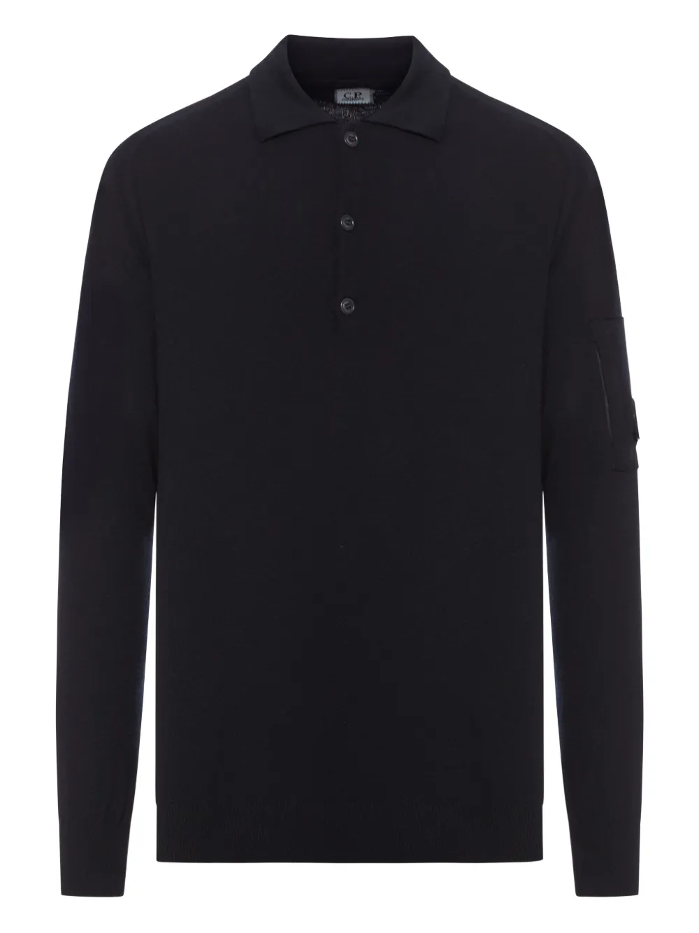 C.P. Company Poloshirt met zakdetail Zwart