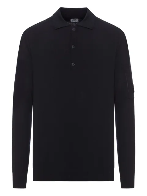 C.P. Company pikétröja med fickdetalj