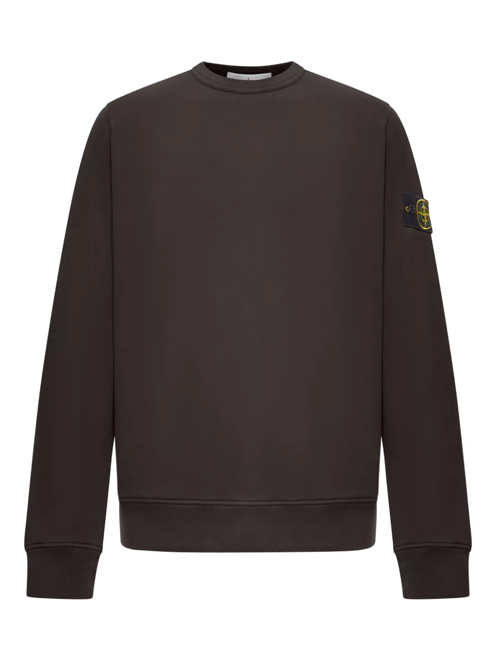 Stone Island Sweater met logopatch Grijs