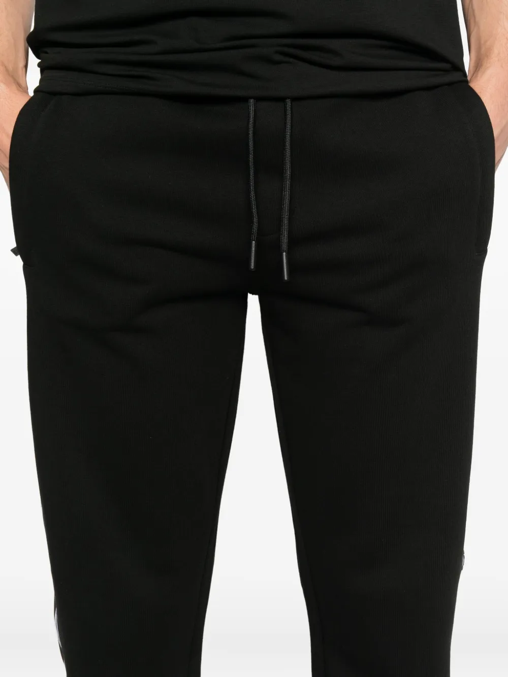 Karl Lagerfeld Trainingsbroek met streep-detail Zwart