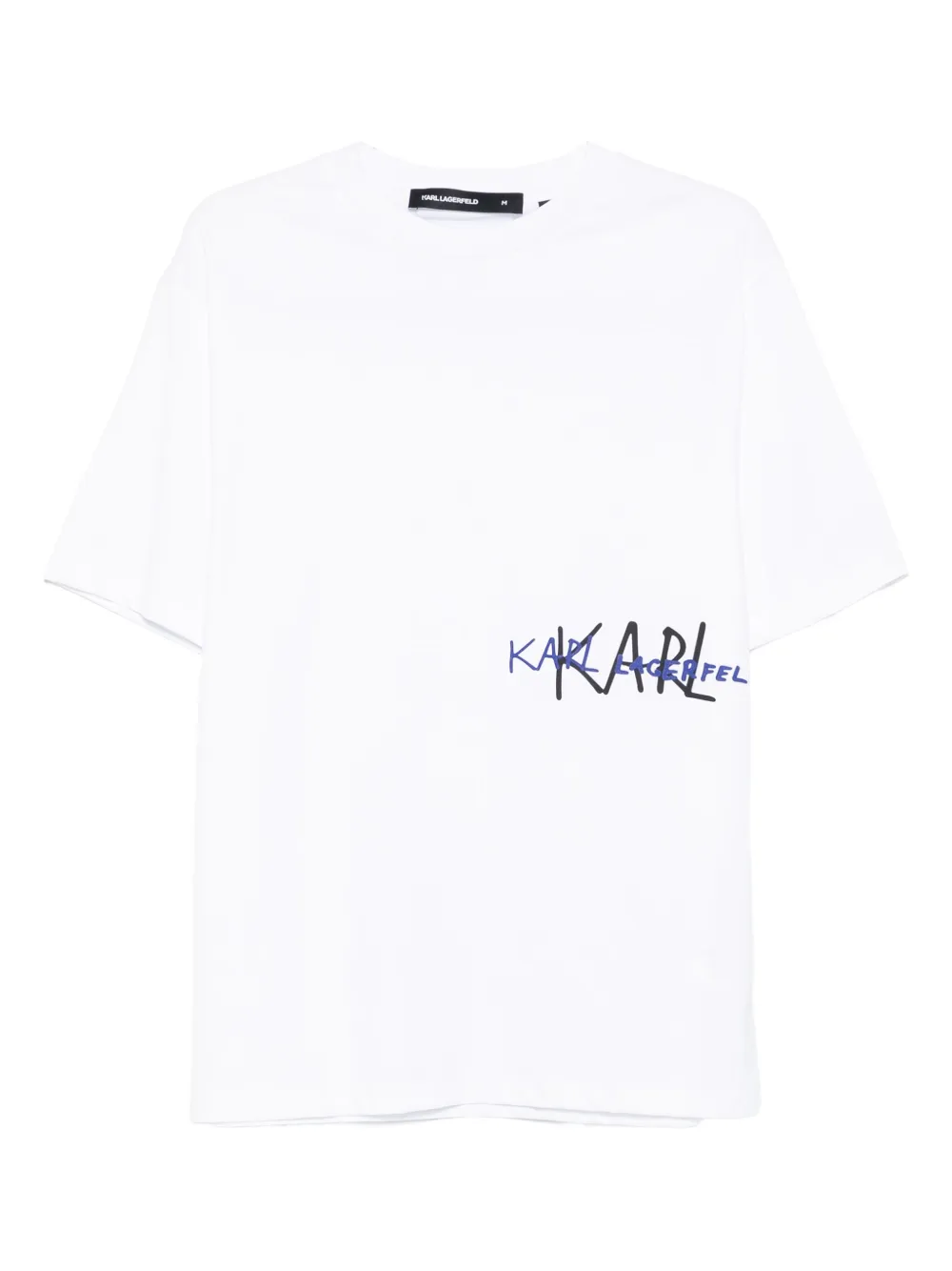 Karl Lagerfeld T-shirt met logoprint Wit