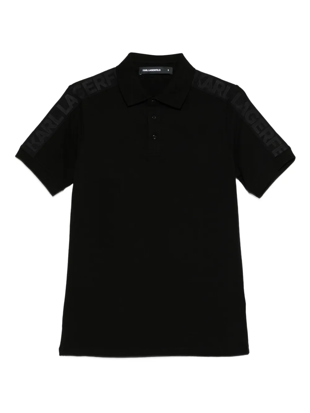 Karl Lagerfeld Poloshirt met logo Zwart