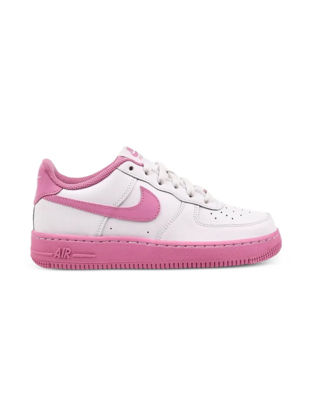 Nike Kids Air Force 1 "White Magic Flamingo" sneakers