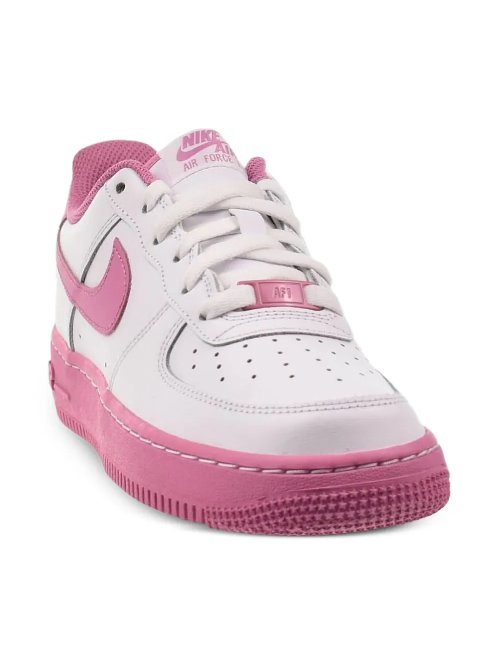 Nike Kids Air Force 1 "White Magic Flamingo" sneakers Wit