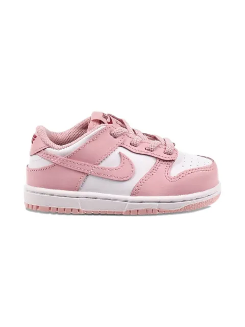 Nike Kids Dunk Low "White/Pomegranate/Pink Glaze" sneakers