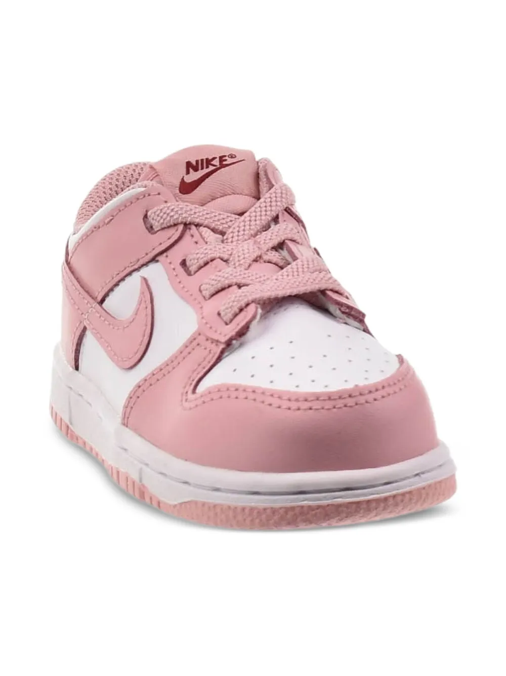 Nike Kids Dunk Low "White/Pomegranate/Pink Glaze" sneakers | Image 2