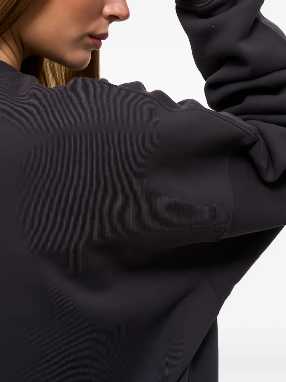 ANINE BING California crew-neck sweatshirt Zwart