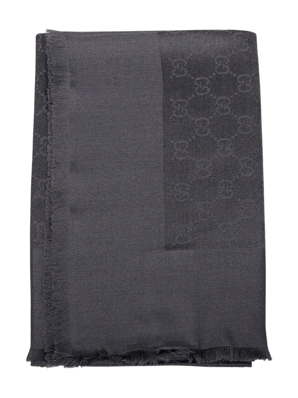 Gucci monogram scarf Grijs