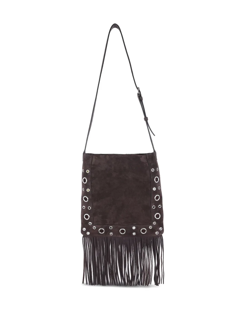Valentino Garavani fringe-detailing shoulder bag Bruin
