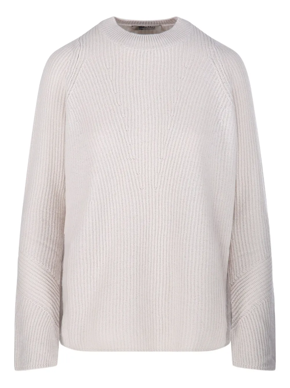 'S Max Mara ribbed-knit raglan-sleeve sweater | White | Image 1