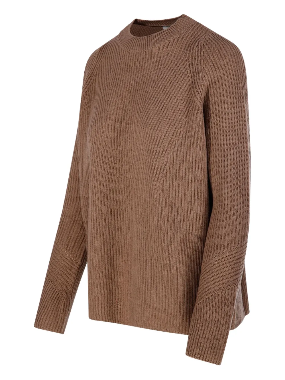 'S Max Mara Ribgebreide trui Bruin